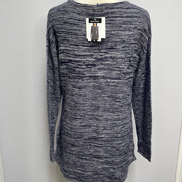 Ellen Tracy Blue Sweater Size L - Picture 3 of 5